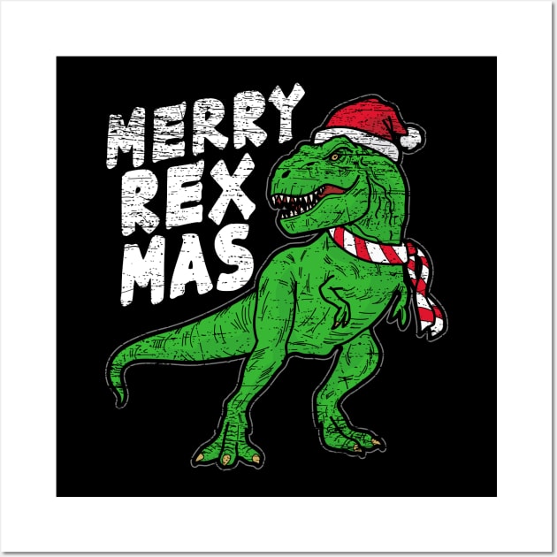 Christmas-Merry Rex Mas Wall Art by AlphaDistributors